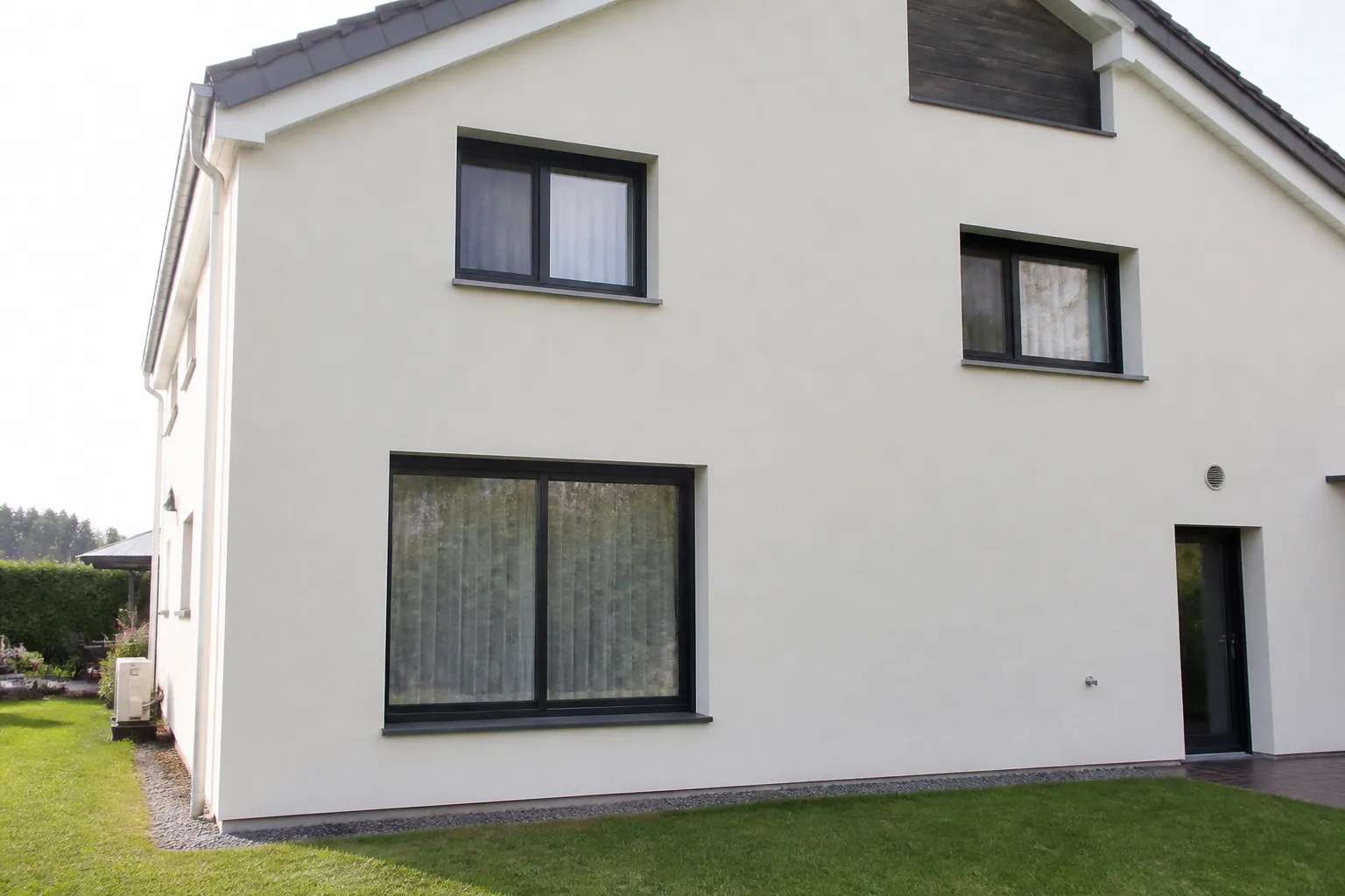 Facade recemment isolee par l exterieur