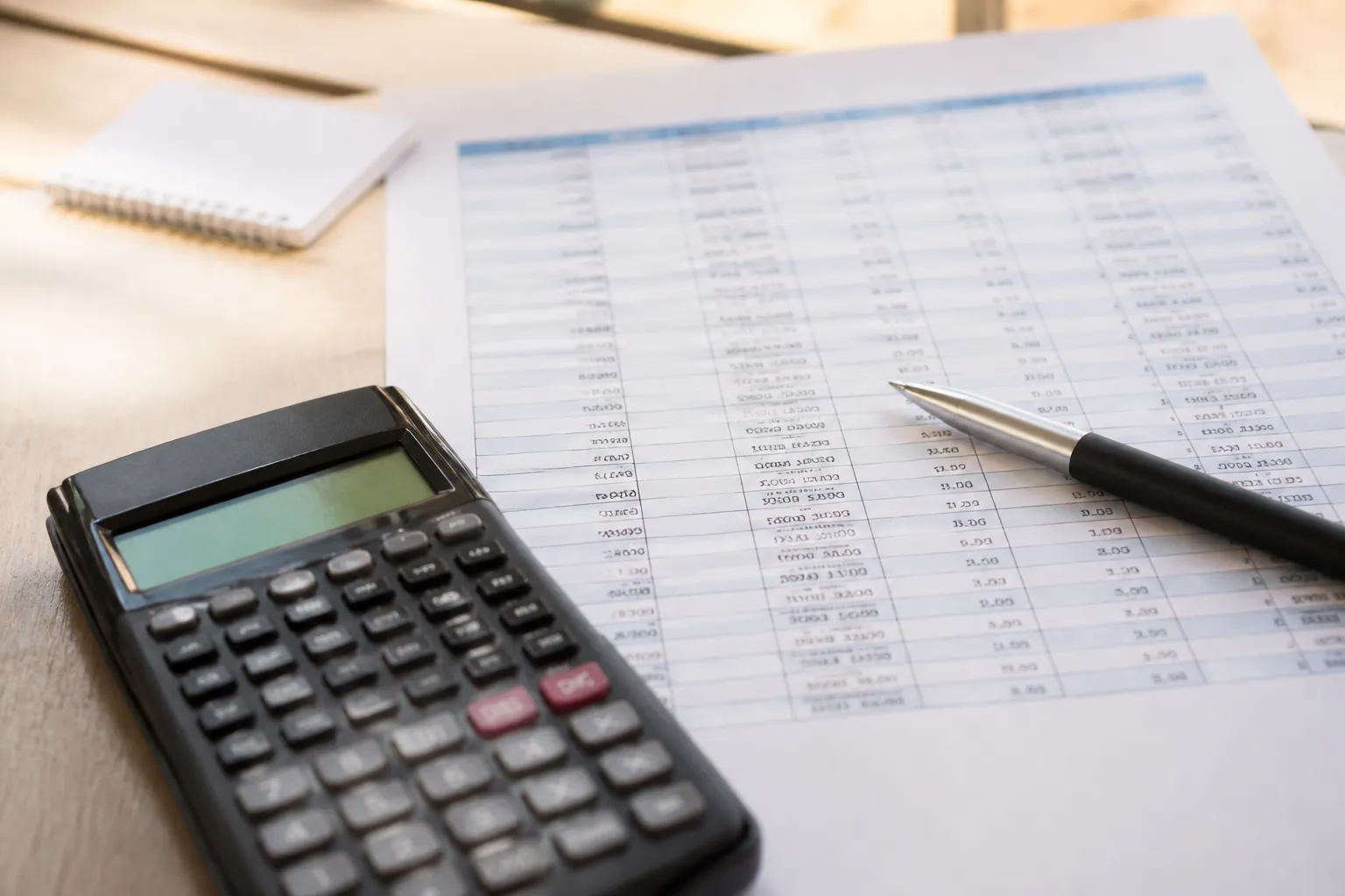 Echeancier de paiement et calculatrice