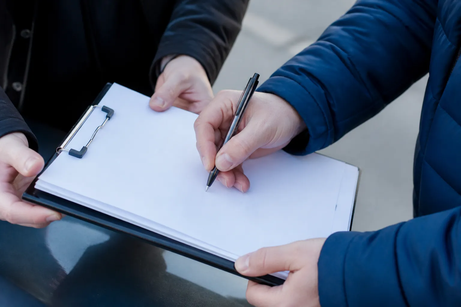 Signature d un proces verbal de constat