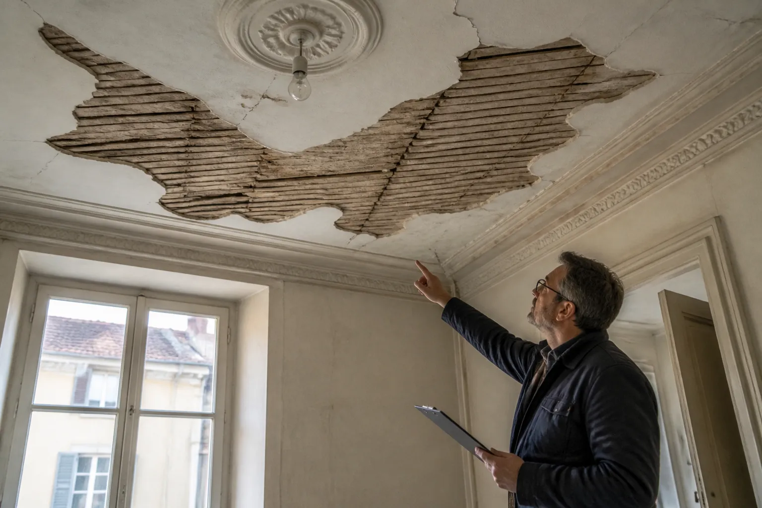 Expert visitant un appartement a La Tour-du-Pin