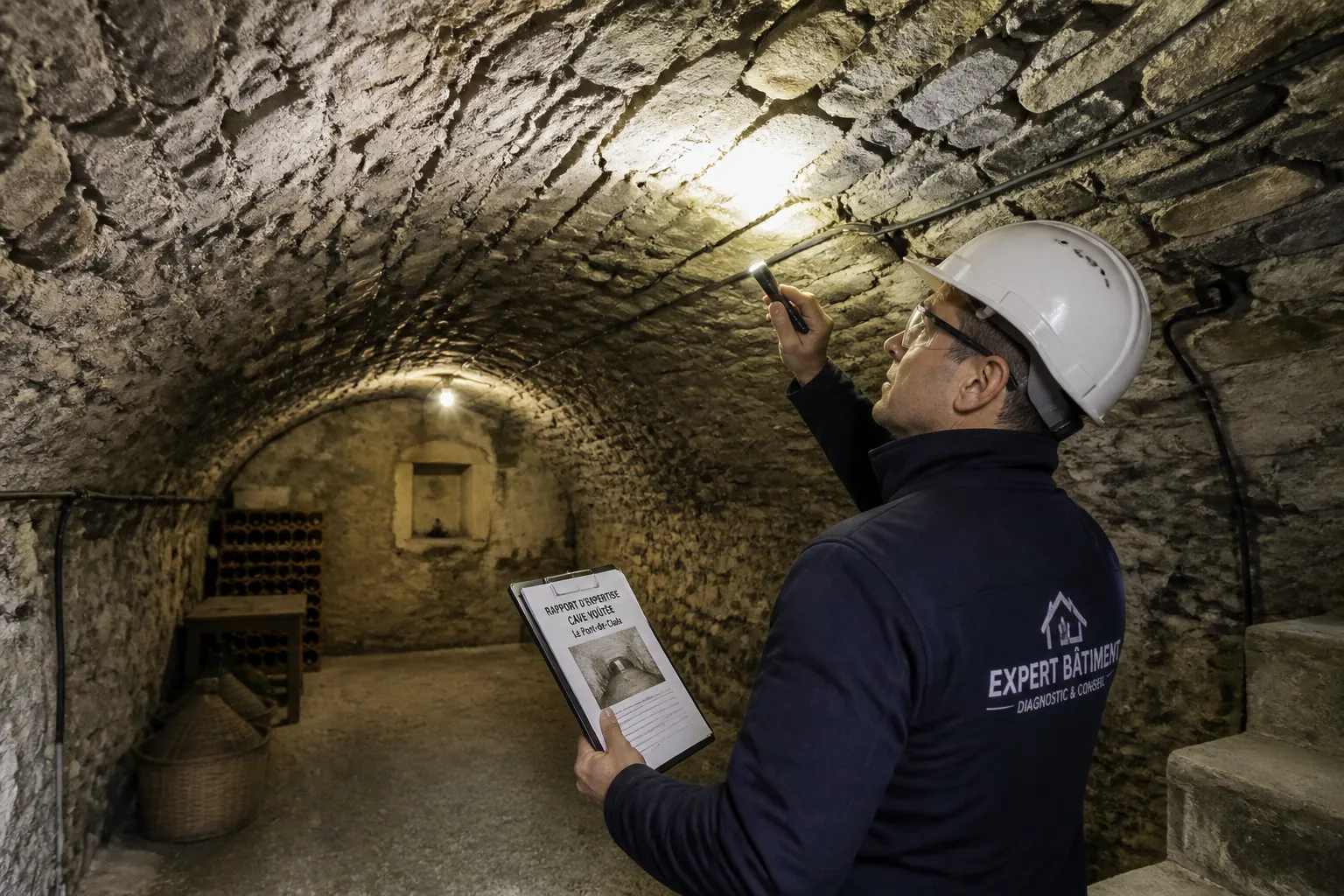 Expert visitant un appartement a Le Pont-de-Claix