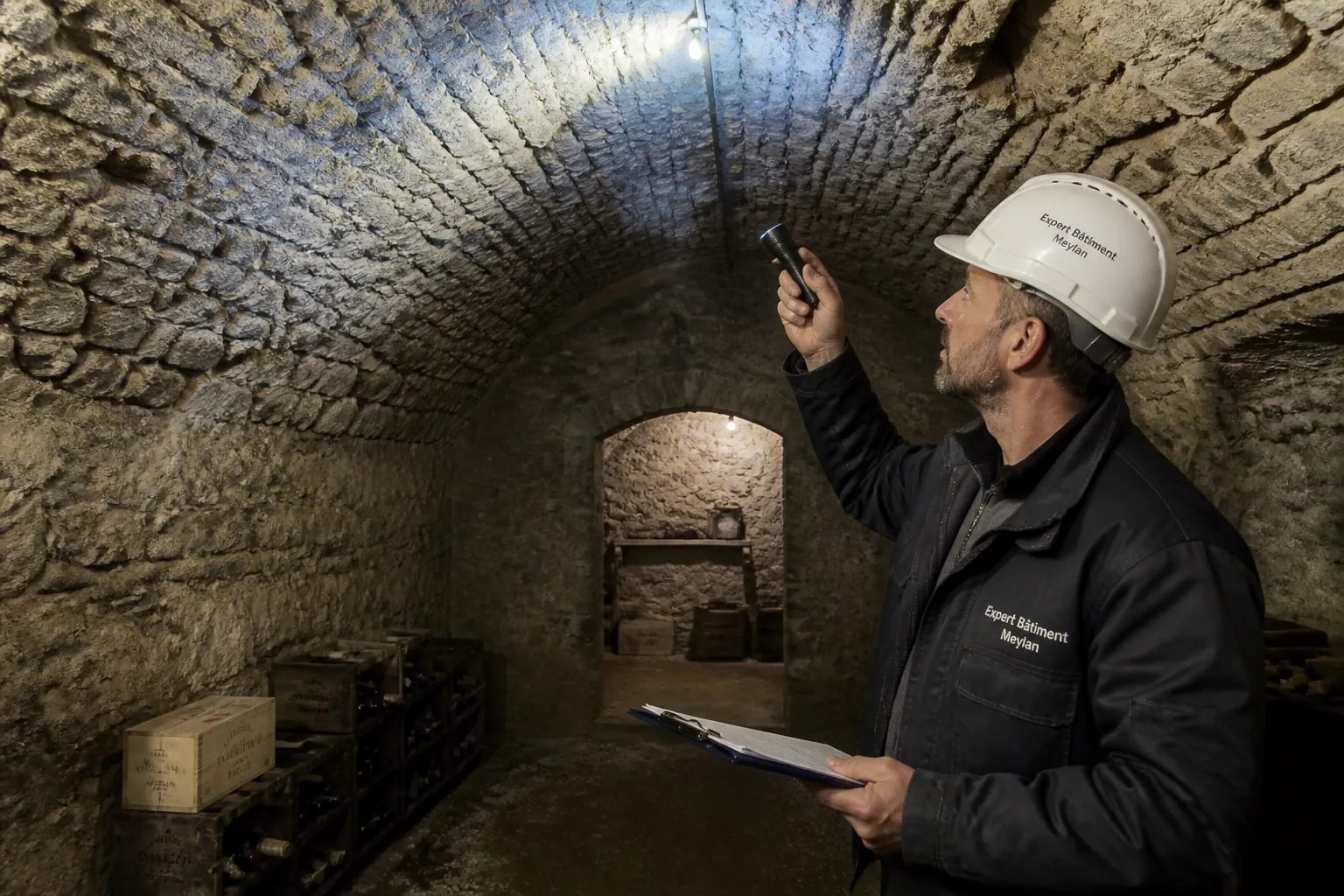 Expert visitant un appartement a Meylan