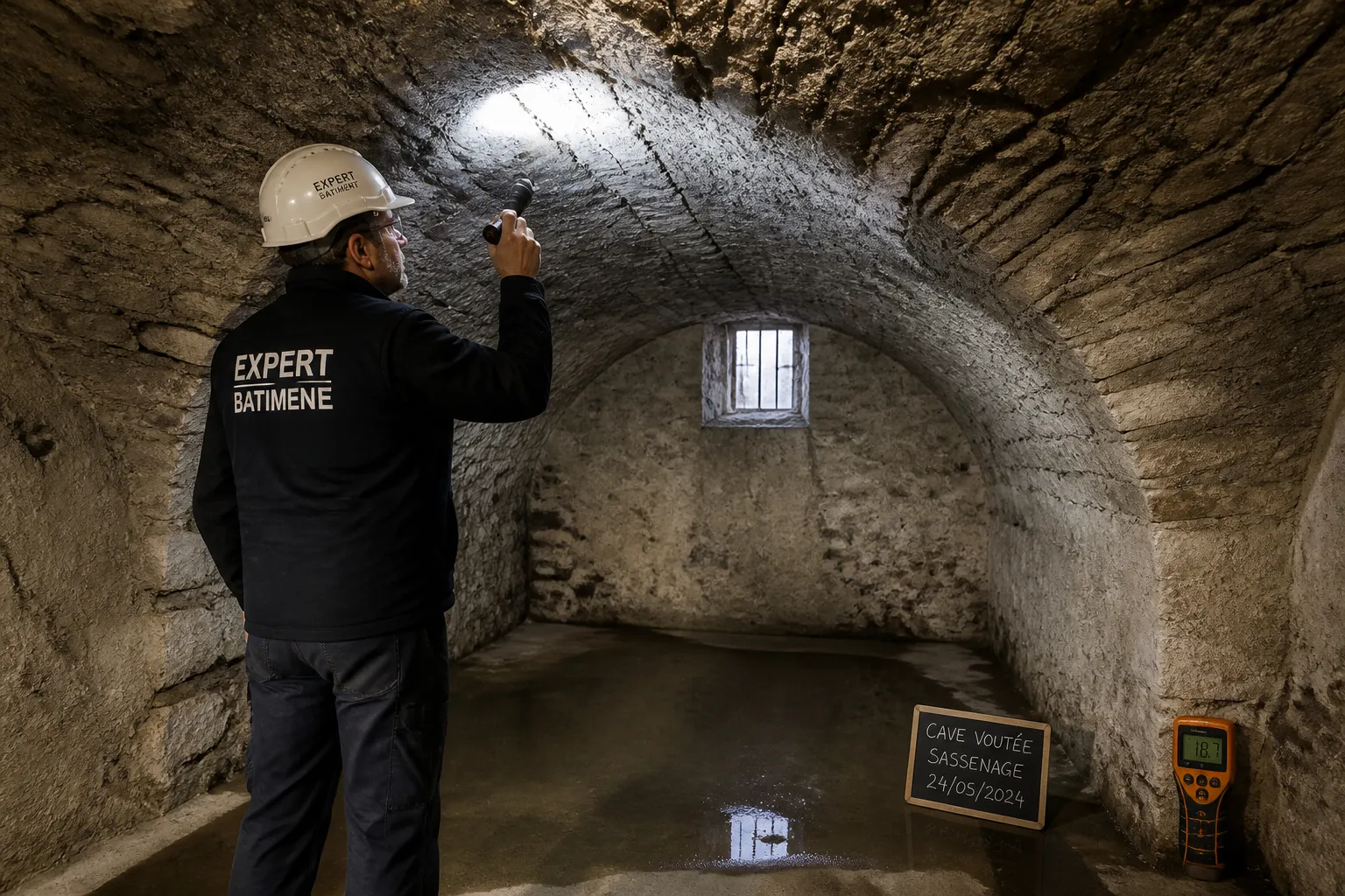 Expert visitant un appartement a Sassenage