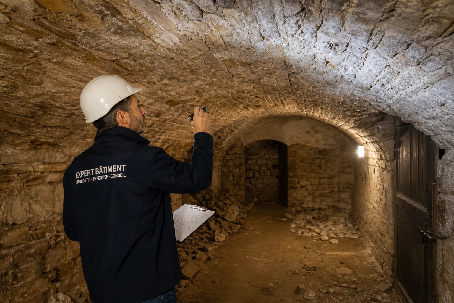Expert visitant un appartement a Vizille