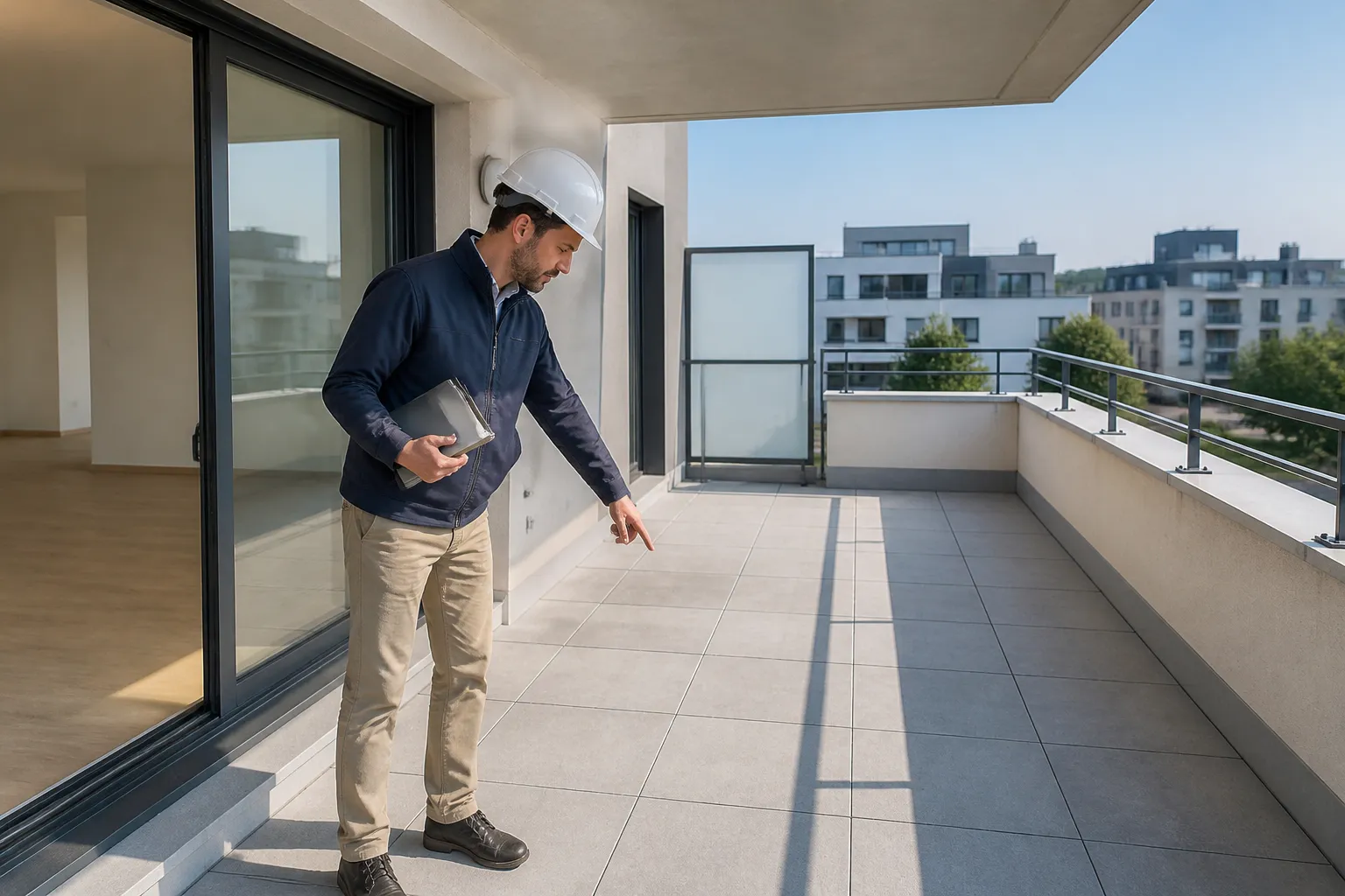 Immeuble neuf avec balcons a Bourgoin-Jallieu