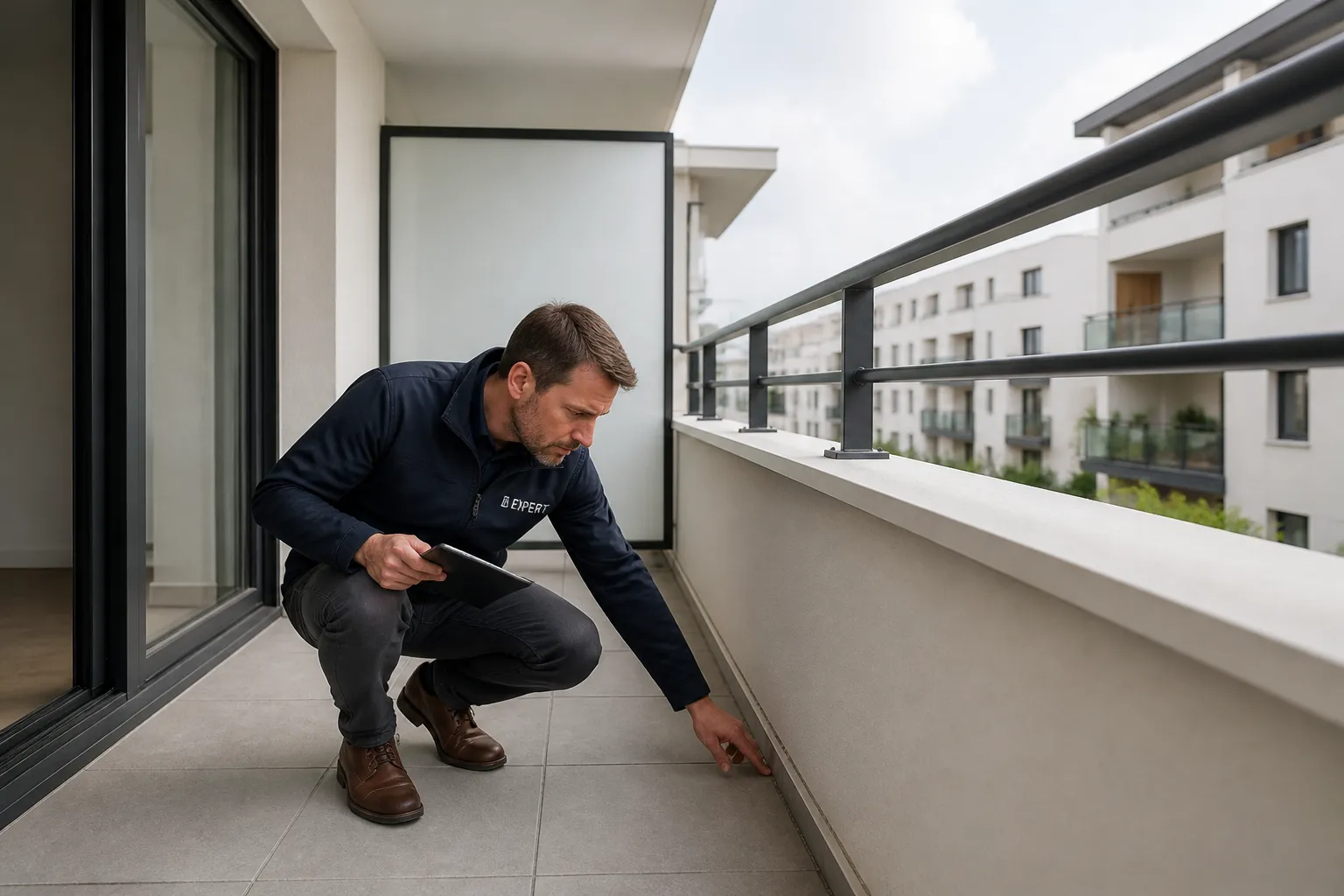 Immeuble neuf avec balcons a Crolles