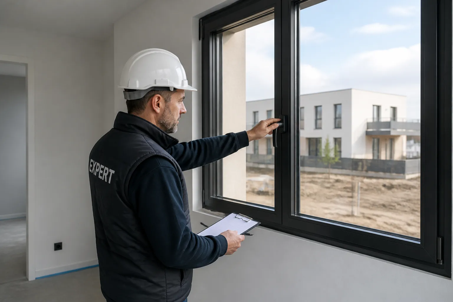 Immeuble neuf avec balcons a Saint-Égrève