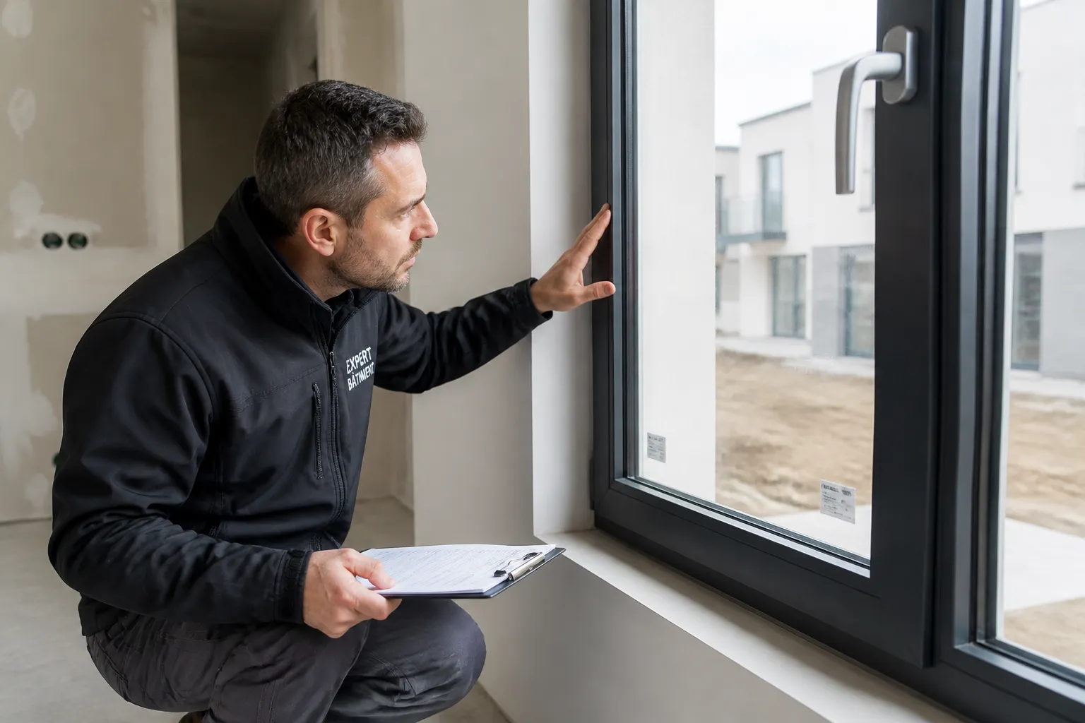Immeuble neuf avec balcons a Villefontaine