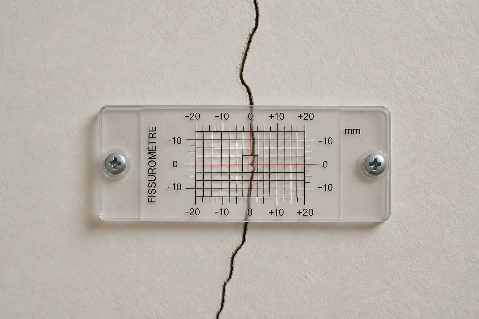 Fissure sur une moulure de plafond a Grenoble