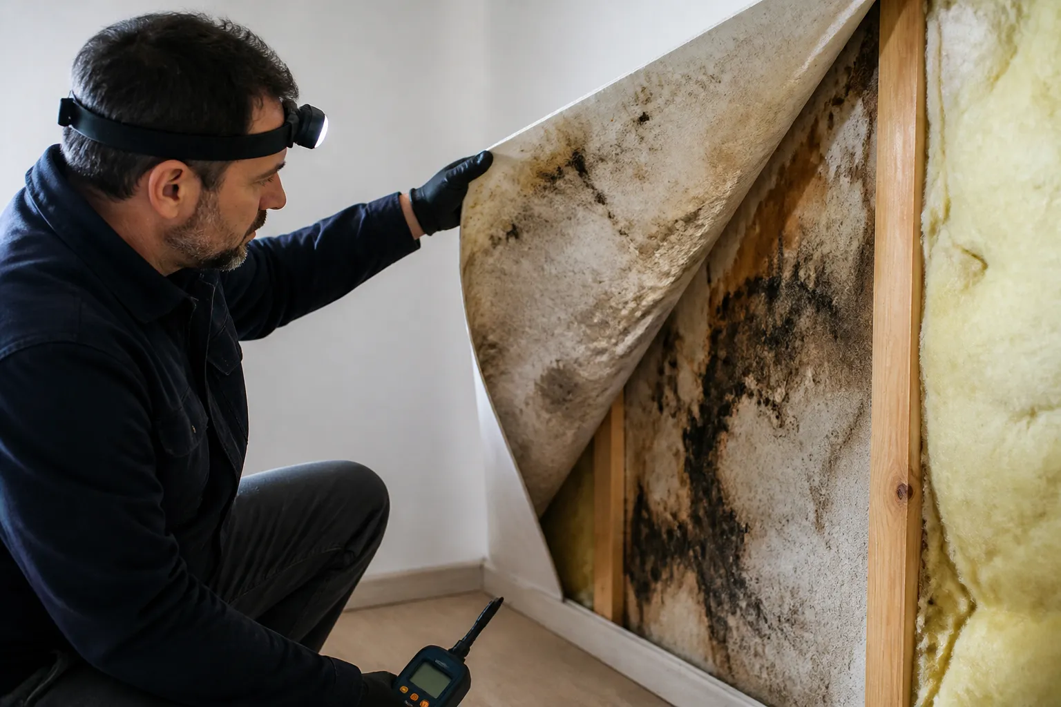 Expert inspectant un logement a la loupe a Crolles