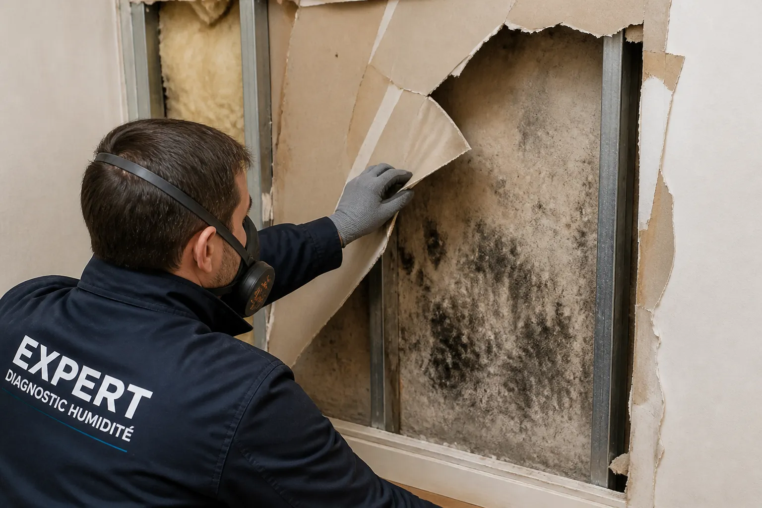 Expert inspectant un logement a la loupe a Vienne